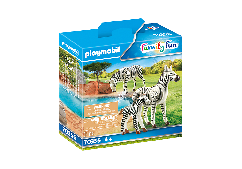Playmobil 70356 Family Fun Zebras with Foal