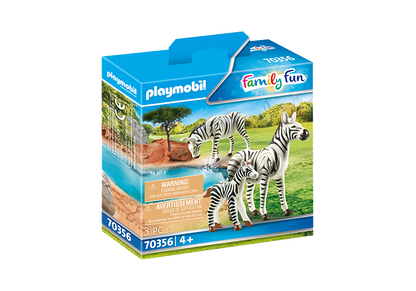 Playmobil 70356 Family Fun Zebras with Foal