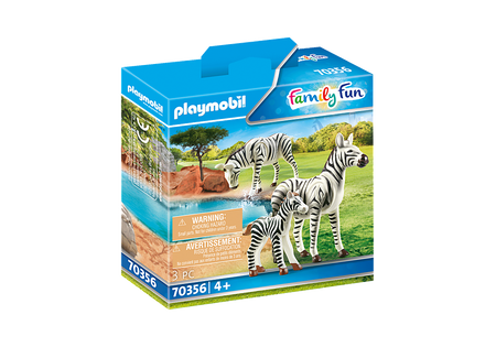 Playmobil 70356 Family Fun Zebras with Foal