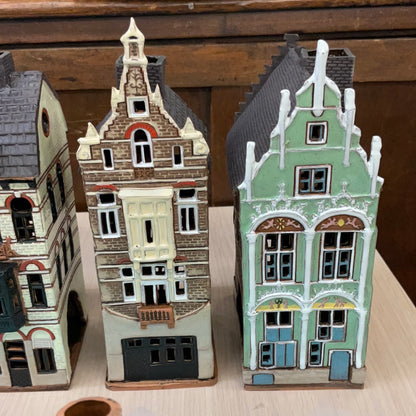Nordic Dreams Tea Light European Ceramic Buildings
