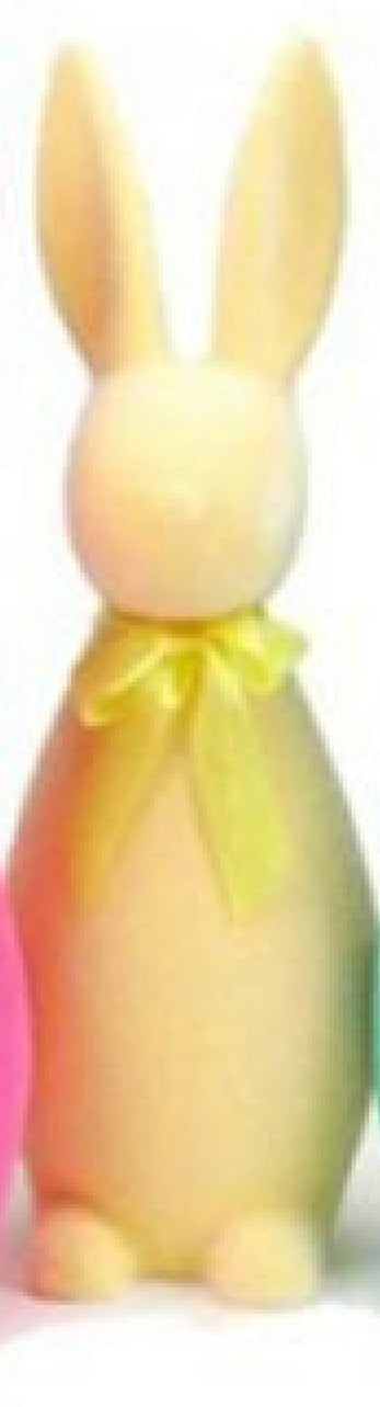 XL Flocked Pastel Button Nose Bunny -27 Inch