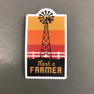 Thank A Farmer Sticker