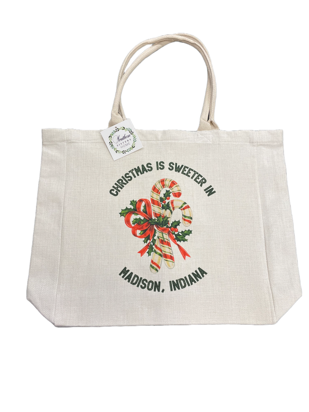 Southern Sister Christmas Tote Bag