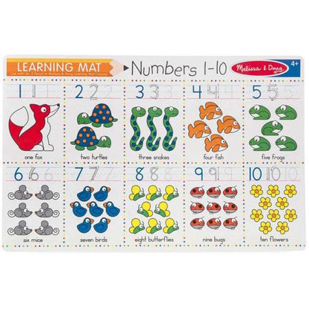 Numbers 1-10 Placement