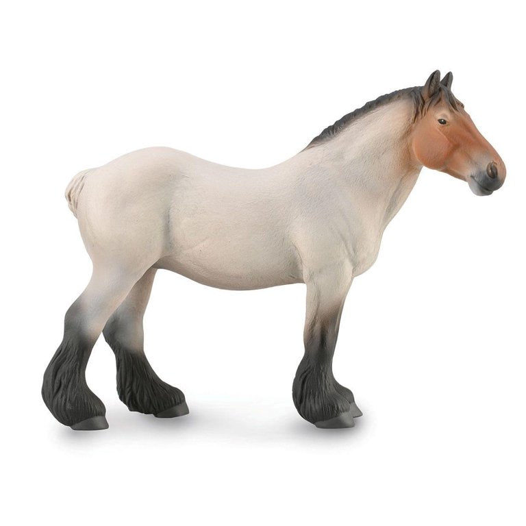 Dutch Draft Roan Mare | Collecta by Breyer | 88892