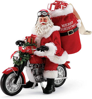 Department 56 Possible Dreams Santa Merry Christmas Motorcycle 6008221