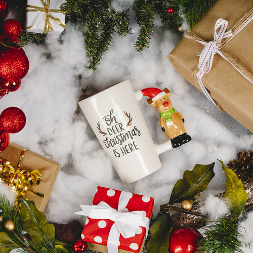 Oh Deer Christmas is Here Mug