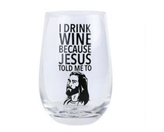 Jesus Wine Glass