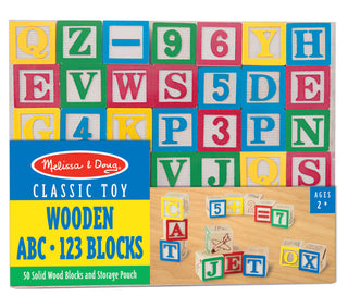 ABC and 123 Classic Blocks