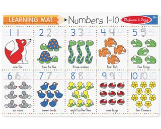 Numbers Learning Mat