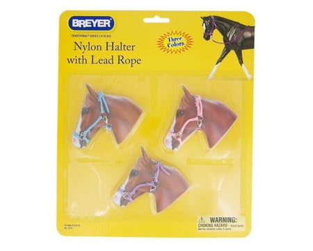 Hot Colored Nylon Halters | 3 Piece Assortment | 2474