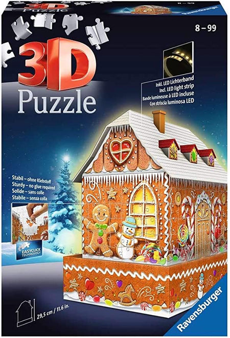 Gingerbread House 3-D Puzzle