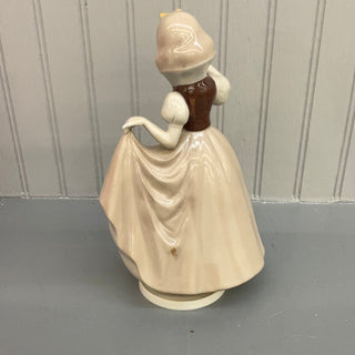 Estate Pre Owned Ceramic Snow White Musical Figurine