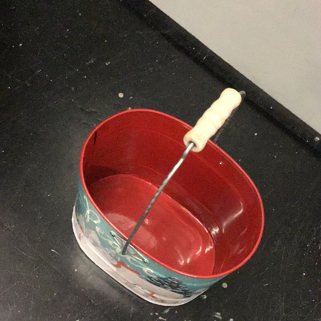 Polar Bear “Peace” Tin Bucket Small