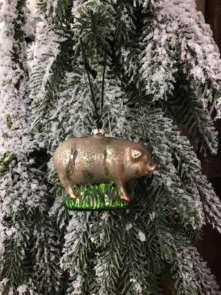 Sage & Co Pig Ornament