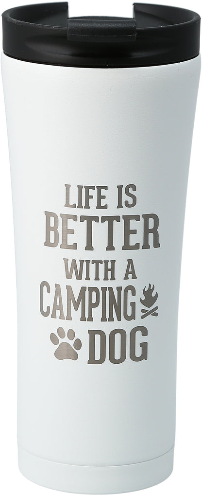 Camping Dog 17oz Travel Tumbler
