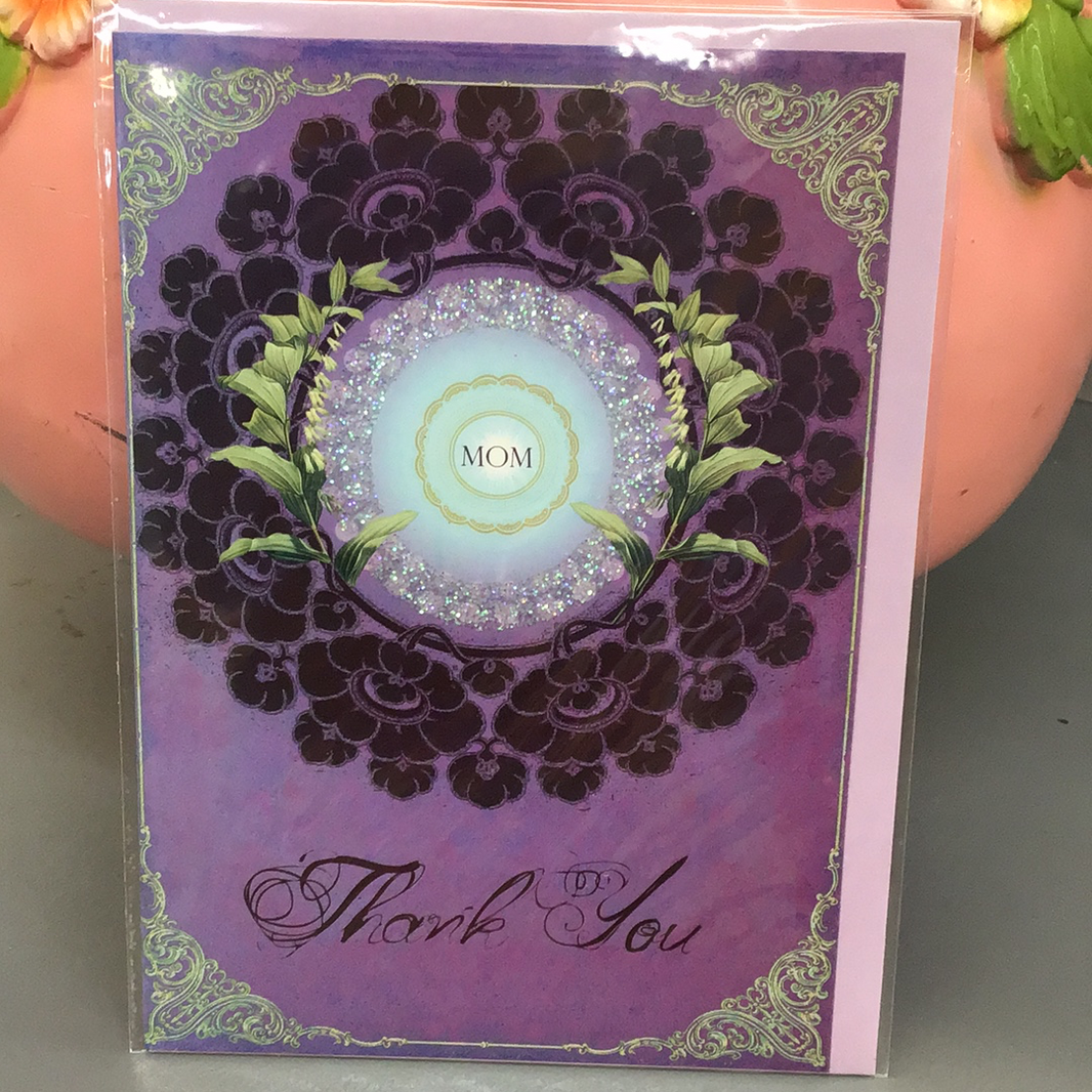 Thank You Mom - Papaya Card  - sta1037