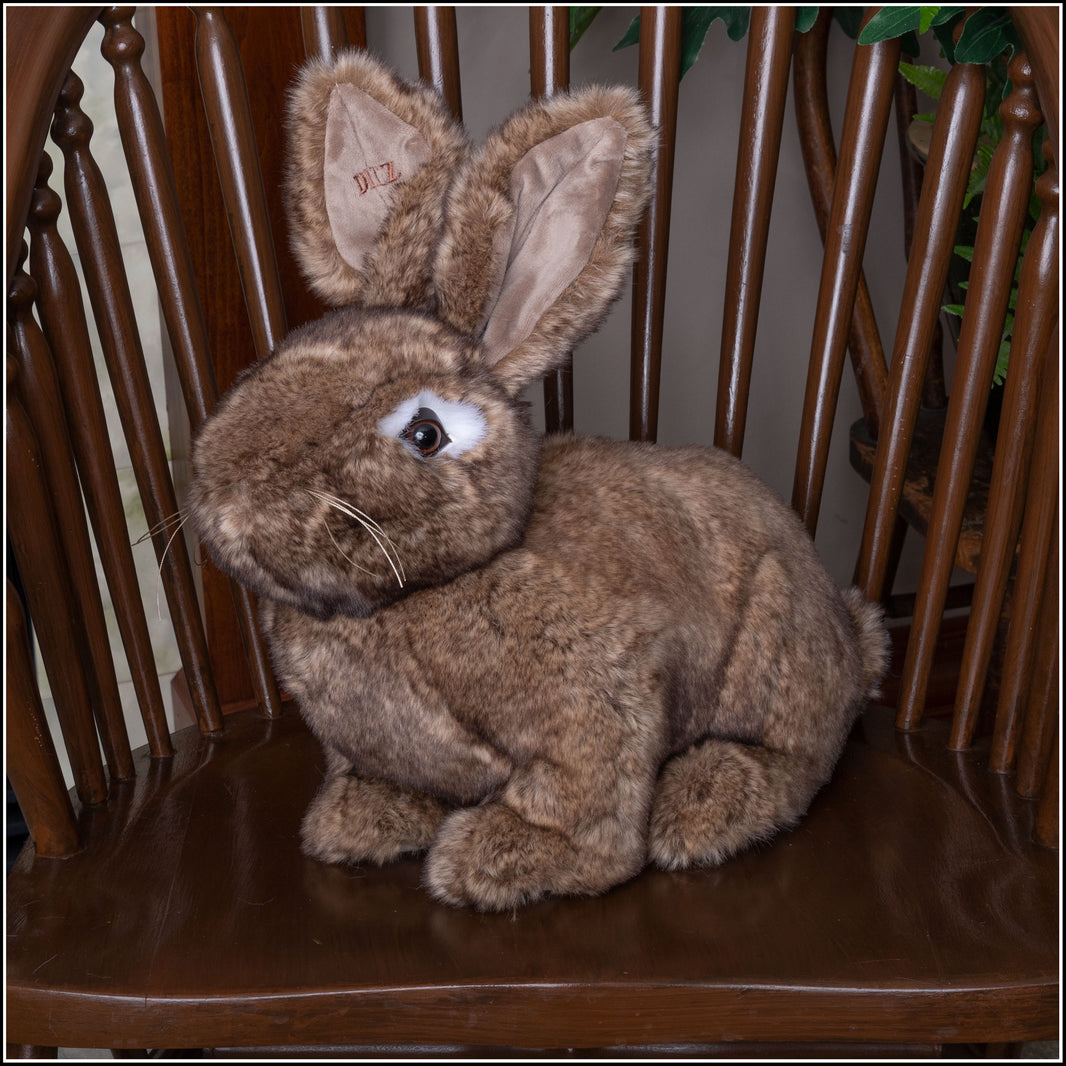 Large Sitting Rabbit Plush | Ditz Designs