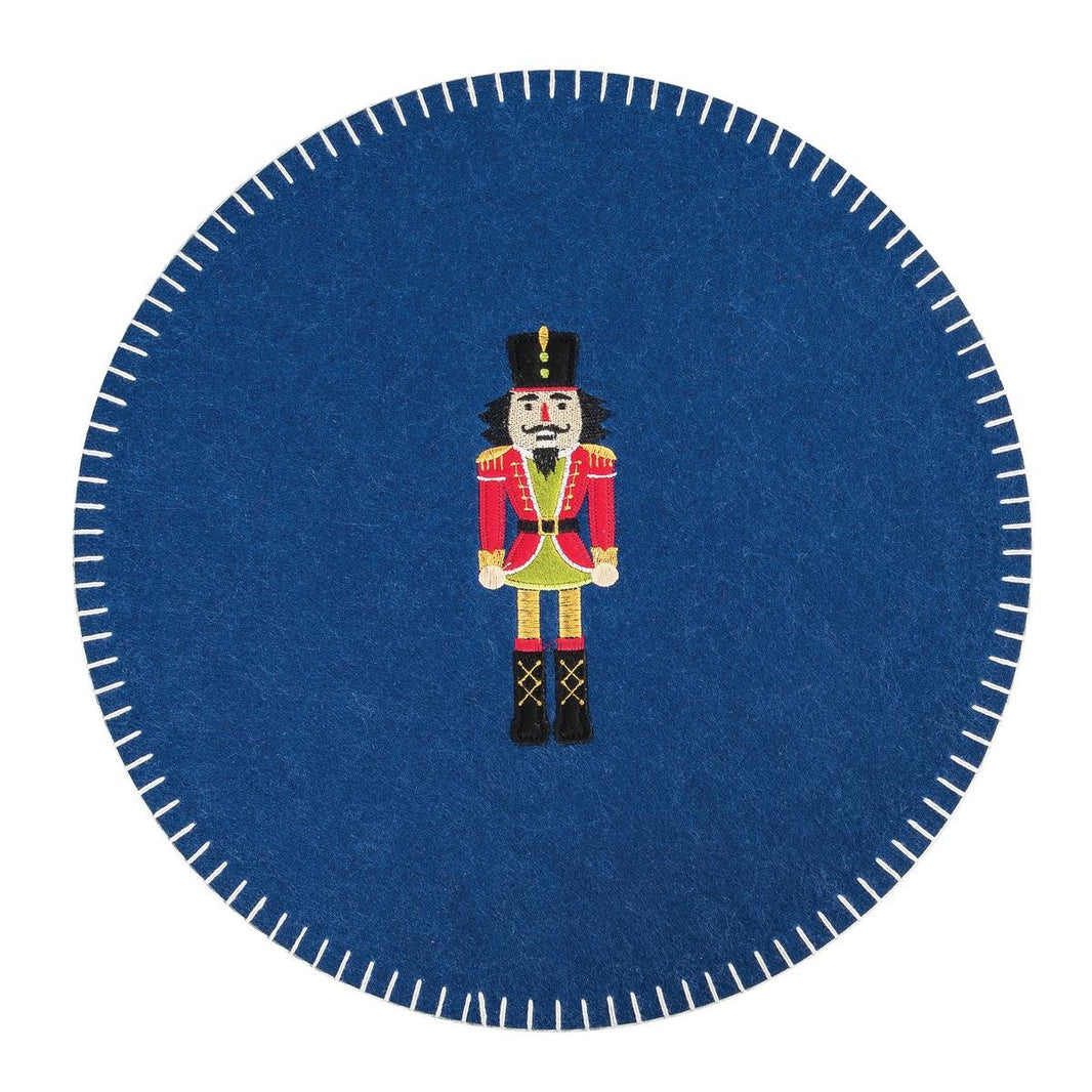 Felt Holiday Round Placemat