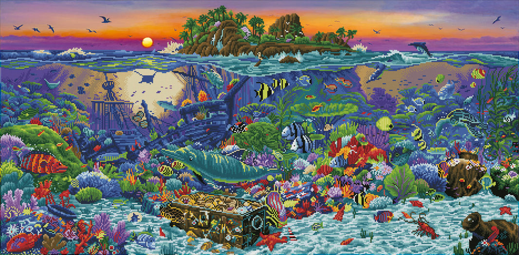 Diamond Dotz Coral Reef Island