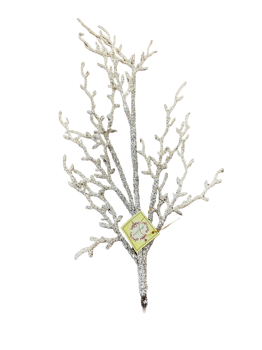 Mark Roberts Glittered Coral Spray 35"