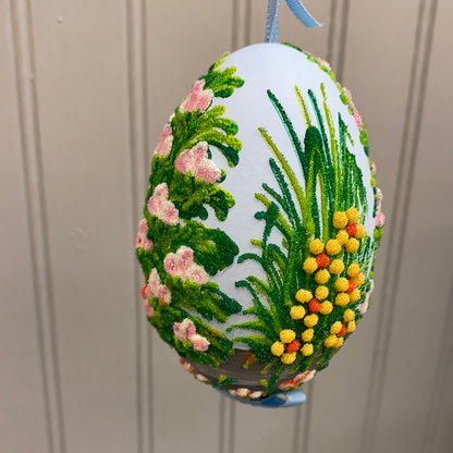 Austrian Hand Painted Large Egg
