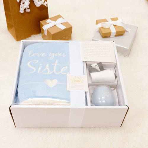 Sister 42”x50” Royal Plush Blanket Gift Set