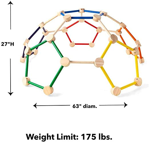 Wooden Dome Climbing Toy