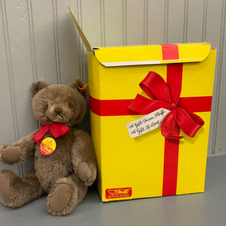 Small Steiff Bear with Red Bow