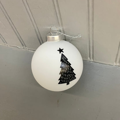 GiftCraft Assorted Black and White Ball Ornaments