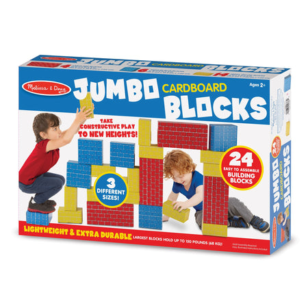Melissa and Doug Jumbo Cardboard Blocks