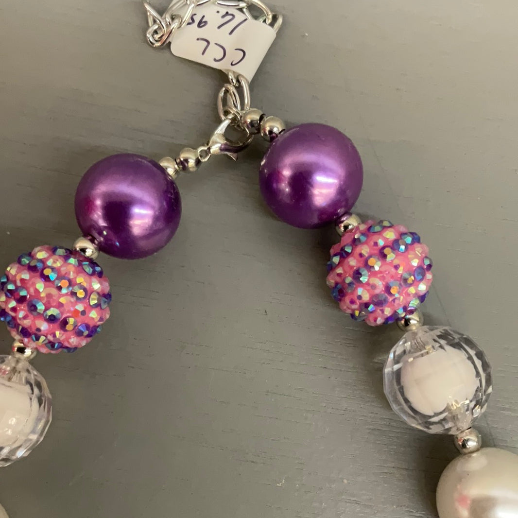 Lavender Chunky Necklace