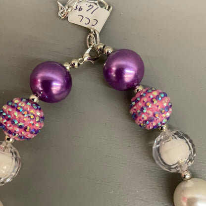 Lavender Chunky Necklace