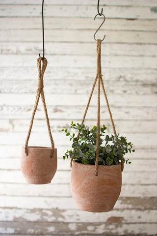 Hanging Clay Flower Pot