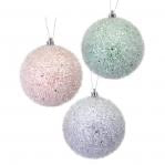 Tinsel Glitter Pastel Ornament