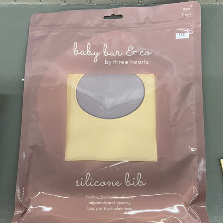 Tan Silicone Bib