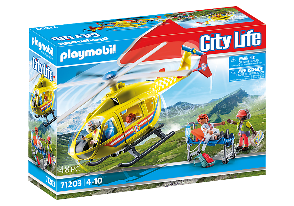 Playmobil Emergency Helicopter (71203) – McWhiggins Wonder Emporium