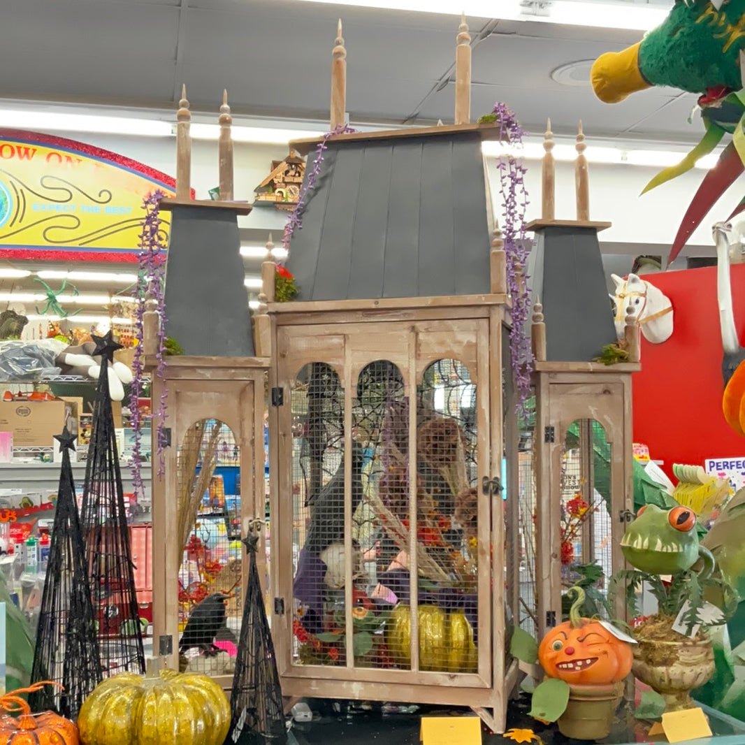Large 3 Piece Wood Lantern Set