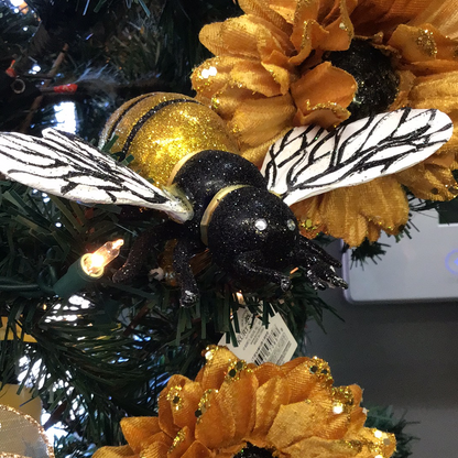 Blown Glass - Large Bee Ornament