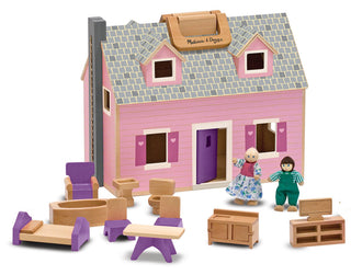 Fold & Go Wooden Doll House