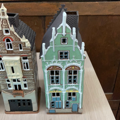 Nordic Dreams Tea Light European Ceramic Buildings