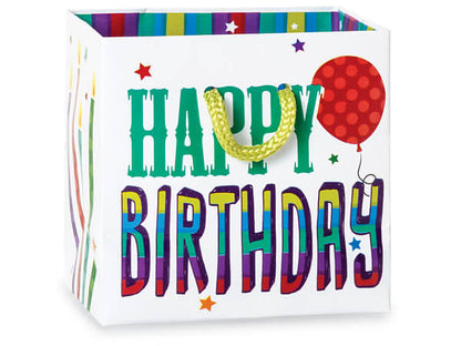 Glossy Happy Birthday Gift Bags