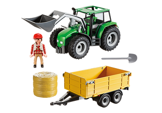 Playmobil Tractor with Trailer - 9317