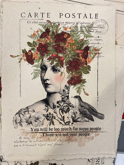 Handmade Paper 12 x 16 Print