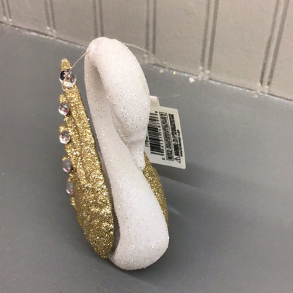 Kurt Adler Gold Wing Swan Ornament