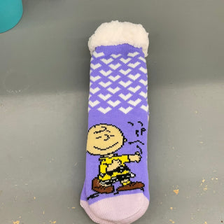 Peanuts Purple Snoopy Socks