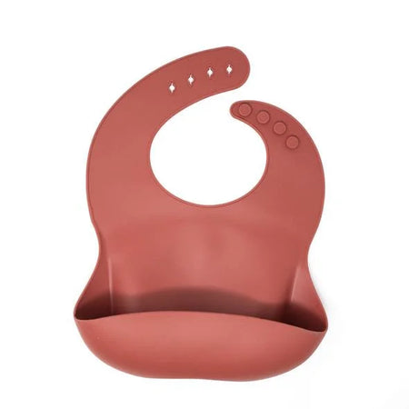 Silicone Rust Colored Bib