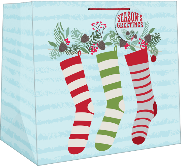 Elegant Jumbo Holiday Gift Bags