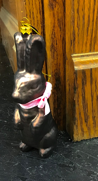 Chocolate Bunny Ornament