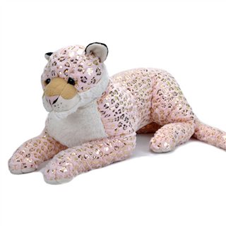 Jumbo Pink Snow Leopard Plush